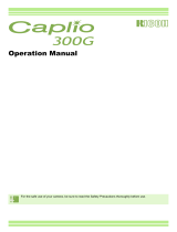Ricoh Caplio 300G User manual