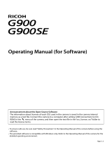 Ricoh G900 SE Owner's manual