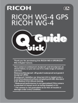 Ricoh WG-4 GPS Quick start guide