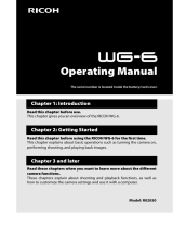 Ricoh WG-6 Owner's manual