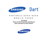 Samsung SGH-T499 T-Mobile User manual