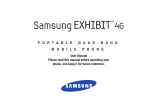 Samsung Exhibit 4g User manual