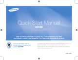 Samsung HZ10W Quick start guide