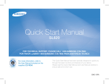 Samsung SL620 Quick start guide