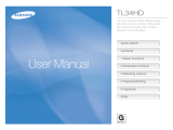 Samsung TL34HD User manual