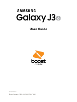 Samsung Galaxy J3 6 Boost Mobile User guide