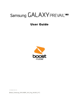 Samsung Galaxy Prevail LTE Boost Mobile User manual
