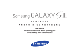 Samsung Galaxy S III Metro PCS User manual