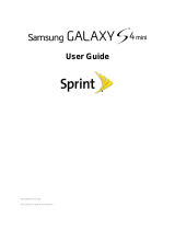 Samsung SPH-L520 Sprint User guide