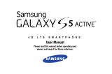 Samsung Galaxy S 5 Active AT&T User manual
