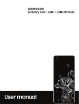 Samsung Galaxy S 20 Ultra 5G SM-G988U User manual