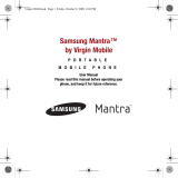 Samsung SPH-M340 Virgin Mobile User manual