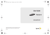 Samsung SPH-M570 Sprint User manual