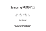 Samsung sgh a997 User manual