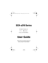 Samsung SCH-A310 Verizon Wireless User manual