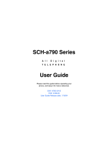 Samsung SCH-A790 Verizon Wireless User guide