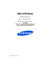 Samsung SCH-U740ZKAVZW?U740BLACK User manual