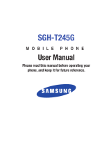 Samsung SGH-T245G Tracfone User manual