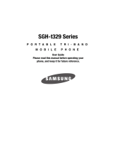 Samsung SGH-T329 T-Mobile User manual