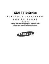 Samsung SGH-T819 T-Mobile User manual