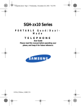 Samsung SGH-zx10 User manual