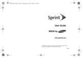 Samsung SPH-M320 Sprint User guide