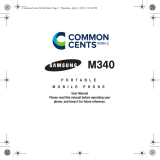 Samsung SPH-M340 Common Cents User manual