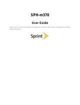 Samsung SPH-M370 User manual