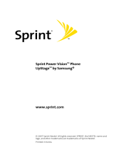 Samsung Upstage Sprint User manual