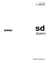Sigma SD Quattro User manual