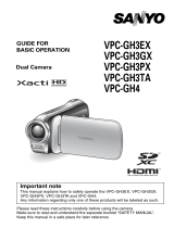 Sanyo VPC-GH3PX Operating instructions