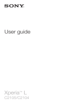 Sony Xperia C2104 User guide