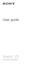 Sony Xperia Z3 User guide