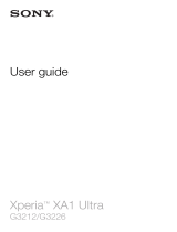 Sony G Xperia XA 1 Ultra Dual SIM User manual