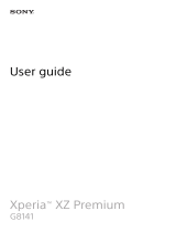Sony Xperia XZ Premium Operating instructions