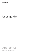 Sony Xperia XZ 1 Operating instructions