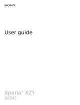 Sony G Xperia XZ 1 Dual SIM Operating instructions