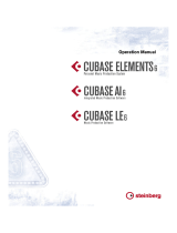 Steinberg Cubase Elements 6.0 User manual