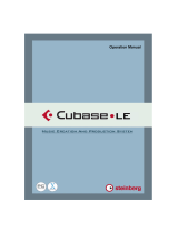 Steinberg Cubase LE 1.0 User manual