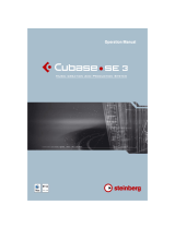 Steinberg Cubase SE 3.0 User manual
