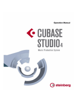 Steinberg Cubase Studio 4.0 User manual