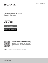 Sony ILCE 7SM2 User manual