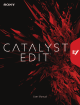 Sony Catalyst Edit 2018 User manual