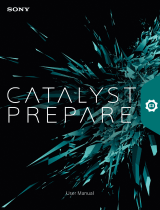 Sony Catalyst Prepare 2017 User manual