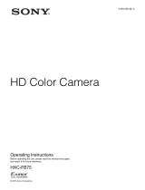 Sony HXC-FB75H User guide