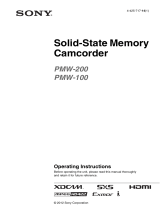 Sony PMW-200 Operating instructions