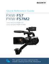 Sony PXW-FS7M2 Reference guide