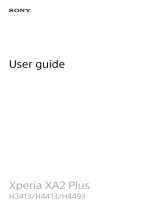 Sony H Xperia XA 2 Plus Operating instructions