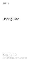 Sony Xperia I4193 User manual