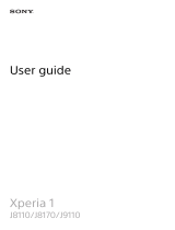 Sony Xperia 1 User guide